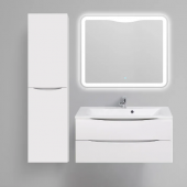 Шкаф-пенал для ванной BelBagno Fly -Marino L bianco lucido Шкаф-пенал для ванной BelBagno Fly -Marino L bianco lucido