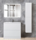 Шкаф-пенал для ванной BelBagno Albano 32 R bianco lucido