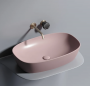 Накладная раковина Ceramicanova Element CN6049MP 60 матовая розовая, прямоугольная