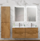 Шкаф-пенал для ванной BelBagno Etna 40 R rovere nature