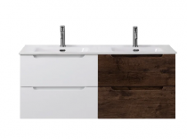 Тумба с раковиной BelBagno Etna 120 bianco lucido, rovere moro