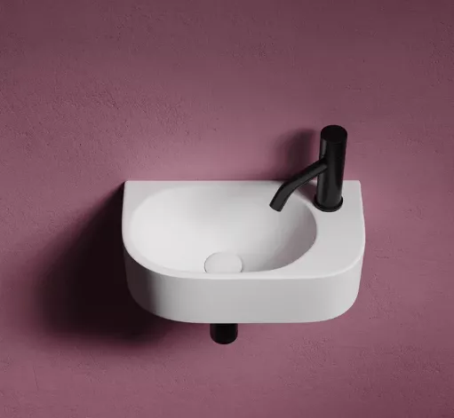Раковина маленькая в туалет Ceramicanova Element CN6066L 41 белый глянцевый Раковина маленькая в туалет Ceramicanova Element CN6066L 41 белый глянцевый